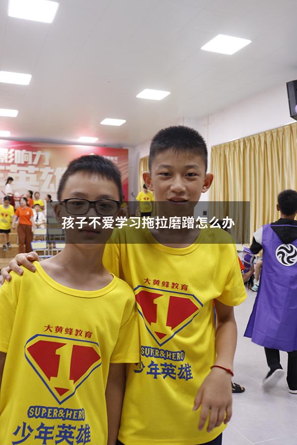 孩子不爱学习 拖拉磨蹭怎么办